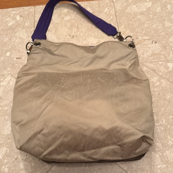 Etro Milano Made in Italy Shoulder Travel Bag Waterproof Paisley Pockets - Picture 3 of 11